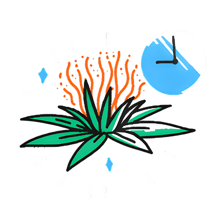 Ícono floración